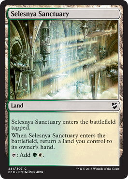 [281]【EN】セレズニアの聖域/Selesnya Sanctuary【C18】[C][土地]