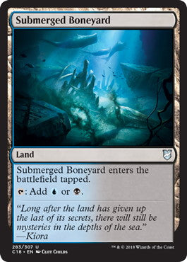 [283]【EN】水没した骨塚/Submerged Boneyard【C18】[U][土地]