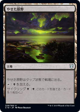 [229]【JP】やせた原野/Barren Moor【C19】[U][土地]