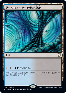 [238]【JP】ダークウォーターの地下墓地/Darkwater Catacombs【C19】[R][土地]