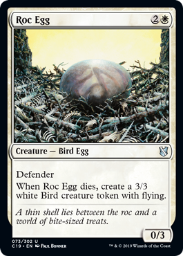 [073]【EN】ロック鳥の卵/Roc Egg【C19】[U][白]
