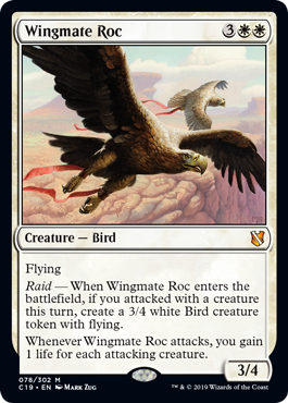 [078]【EN】風番いのロック/Wingmate Roc【C19】[M][白]