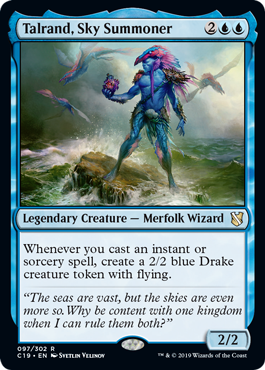 [097]【EN】空召喚士ターランド/Talrand, Sky Summoner【C19】[R][青]