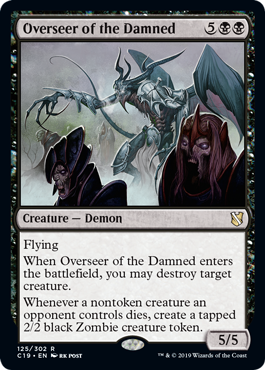 [125]【EN】忌むべき者の監視者/Overseer of the Damned【C19】[R][黒]