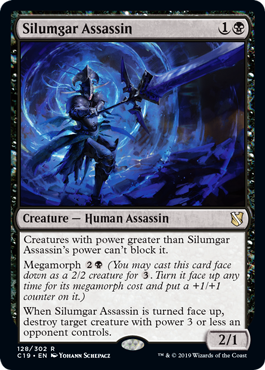 [128]【EN】シルムガルの暗殺者/Silumgar Assassin【C19】[R][黒]
