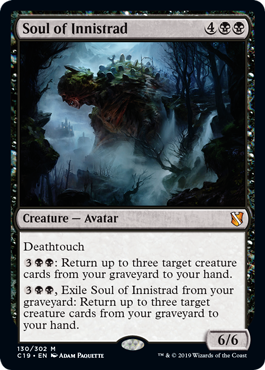 [130]【EN】イニストラードの魂/Soul of Innistrad【C19】[M][黒]