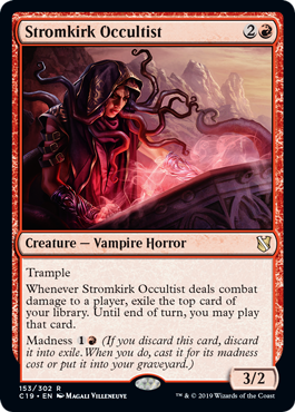 [153]【EN】流城の密教信者/Stromkirk Occultist【C19】[R][赤]