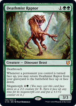 [160]【EN】死霧の猛禽/Deathmist Raptor【C19】[M][緑]