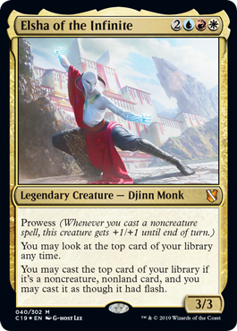 [040]【EN】【FOIL】無限のエルシャ/Elsha of the Infinite【C19】[M][多色]