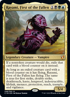 [048]【EN】【FOIL】最初に堕ちし者、ラヤミ/Rayami, First of the Fallen【C19】[M][多色]