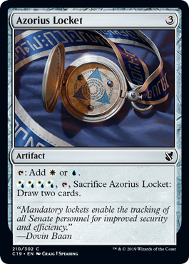 [210]【EN】アゾリウスのロケット/Azorius Locket【C19】[C][茶]
