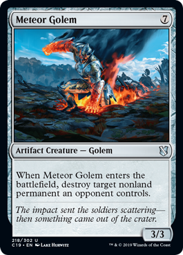 [218]【EN】隕石ゴーレム/Meteor Golem【C19】[U][茶]