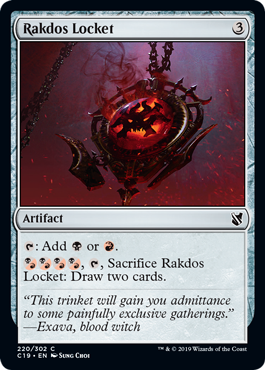 [220]【EN】ラクドスのロケット/Rakdos Locket【C19】[C][茶]