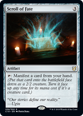 [058]【EN】運命の巻物/Scroll of Fate【C19】[R][茶]