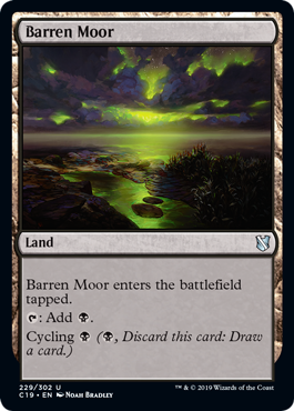 [229]【EN】やせた原野/Barren Moor【C19】[U][土地]