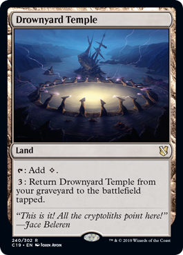 [240]【EN】溺墓の寺院/Drownyard Temple【C19】[R][土地]