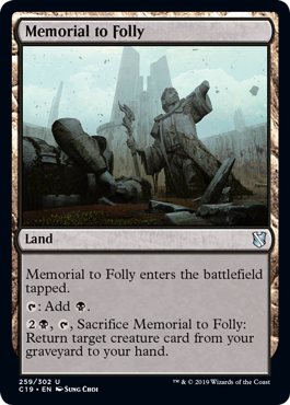 [259]【EN】愚蒙の記念像/Memorial to Folly【C19】[U][土地]
