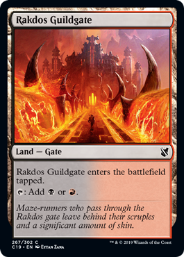 [267]【EN】ラクドスのギルド門/Rakdos Guildgate【C19】[C][土地]
