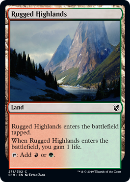[271]【EN】岩だらけの高地/Rugged Highlands【C19】[C][土地]