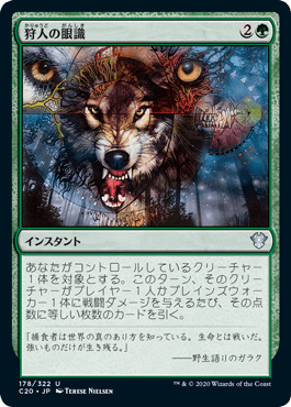 [178]【JP】狩人の眼識/Hunter's Insight【C20】[U][緑]