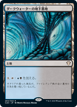 [265]【JP】ダークウォーターの地下墓地/Darkwater Catacombs【C20】[R][土地]