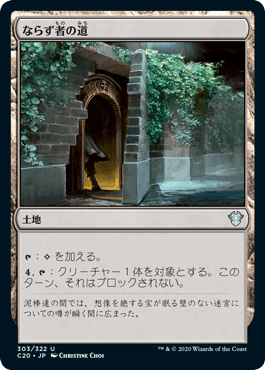[303]【JP】ならず者の道/Rogue's Passage【C20】[U][土地]