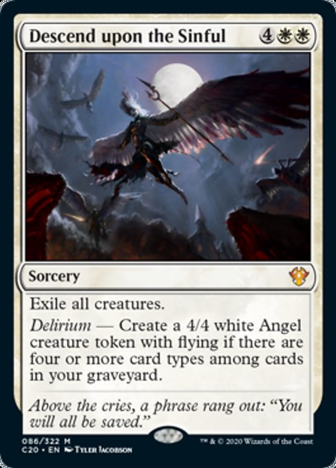 [086]【EN】罪人への急襲/Descend upon the Sinful【C20】[M][白]