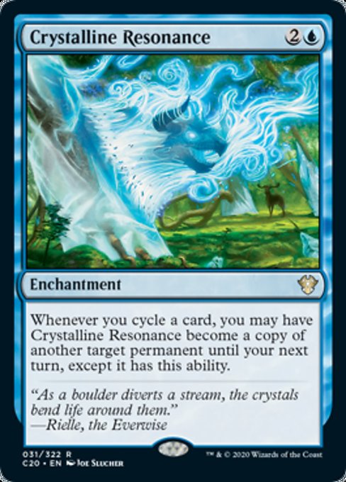 [031]【EN】水晶の共鳴/Crystalline Resonance【C20】[R][青]