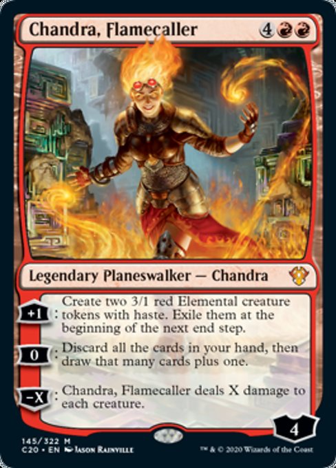 [145]【EN】炎呼び、チャンドラ/Chandra, Flamecaller【C20】[M][赤]