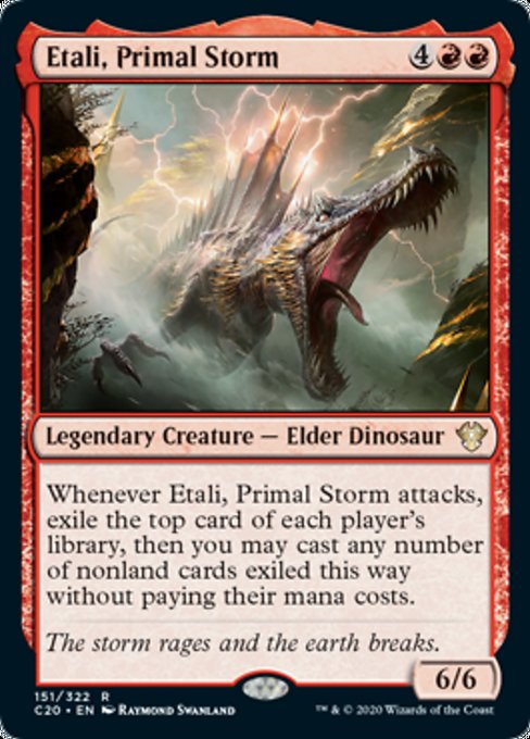 [151]【EN】原初の嵐、エターリ/Etali, Primal Storm【C20】[R][赤]