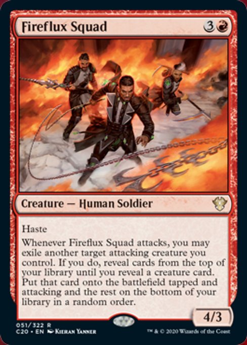 [051]【EN】炎渦の部隊/Fireflux Squad【C20】[R][赤]