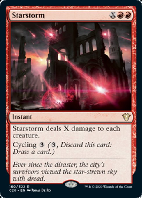 [160]【EN】星の嵐/Starstorm【C20】[R][赤]