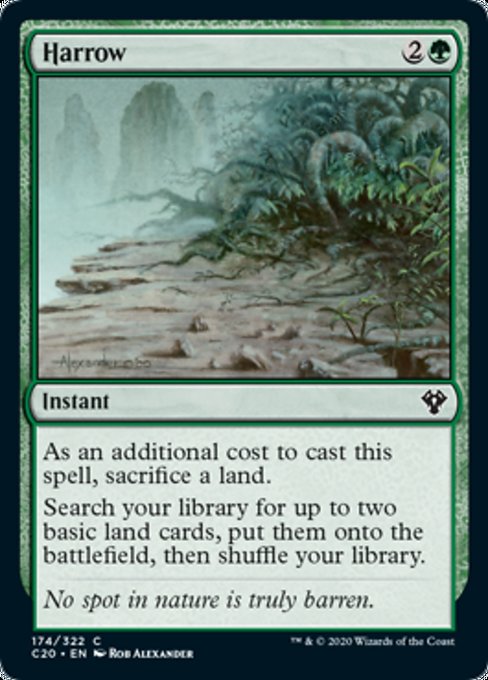 [174]【EN】砕土/Harrow【C20】[C][緑]