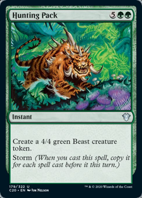 [179]【EN】狩り立てる群れ/Hunting Pack【C20】[U][緑]