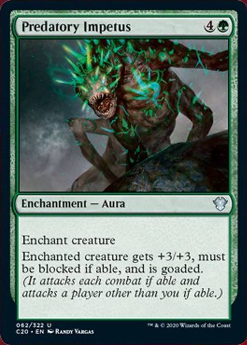 [062]【EN】捕食の推進力/Predatory Impetus【C20】[U][緑]