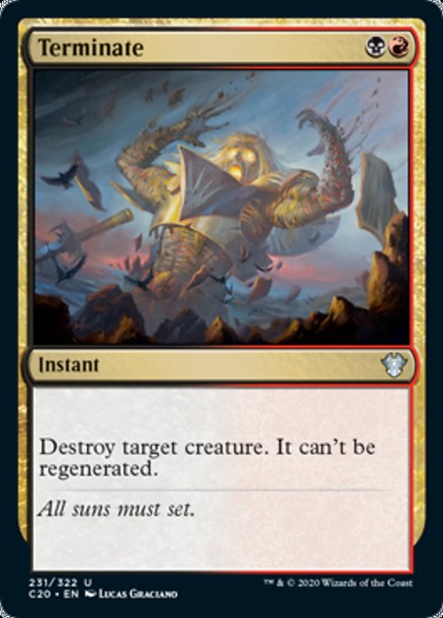 [231]【EN】終止/Terminate【C20】[U][多色]