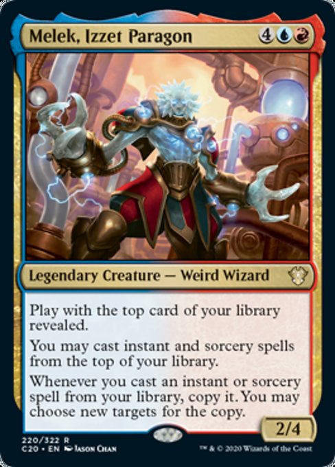 [220]【EN】イゼットの模範、メーレク/Melek, Izzet Paragon【C20】[R][多色]