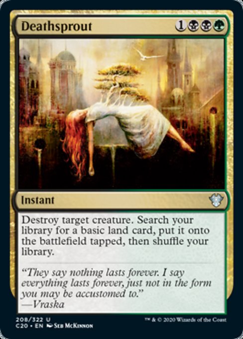 [208]【EN】死の芽吹き/Deathsprout【C20】[U][多色]