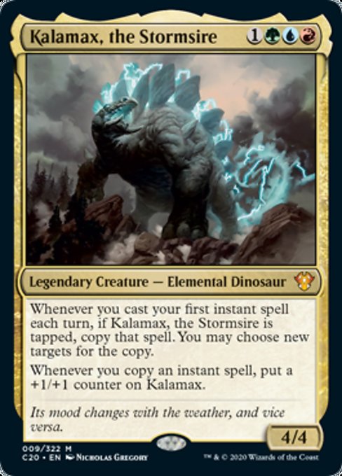 [009]【EN】【FOIL】嵐呼びのカラマックス/Kalamax, the Stormsire【C20】[M][多色]