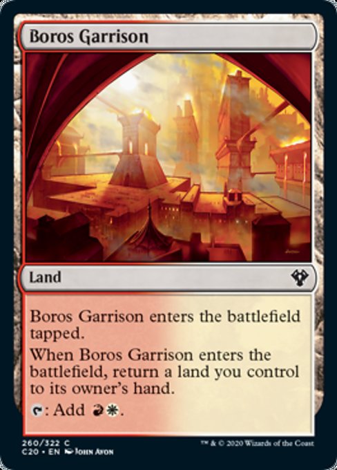 [260]【EN】ボロスの駐屯地/Boros Garrison【C20】[C][土地]