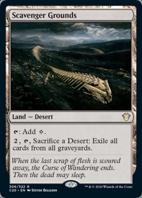 [306]【EN】屍肉あさりの地/Scavenger Grounds【C20】[R][土地]