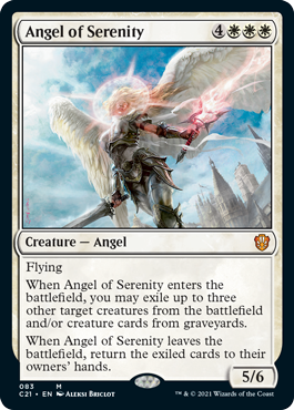 [083]【EN】静穏の天使/Angel of Serenity【C21】[M][白]