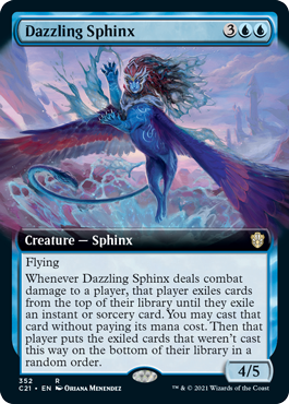 [352]【EN】■拡張アート■幻惑のスフィンクス/Dazzling Sphinx【C21】[R][青]