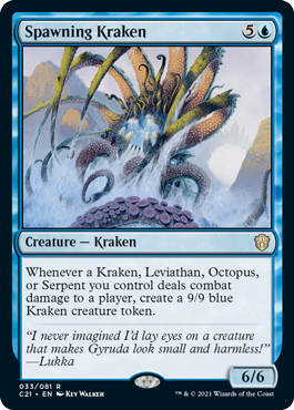 [033]【EN】産卵するクラーケン/Spawning Kraken【C21】[R][青]