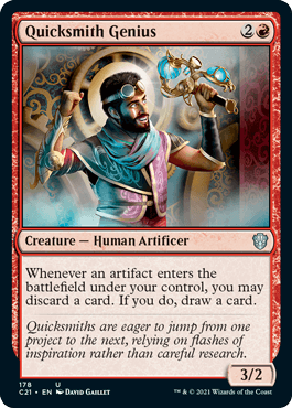 [178]【EN】天才速製職人/Quicksmith Genius【C21】[U][赤]