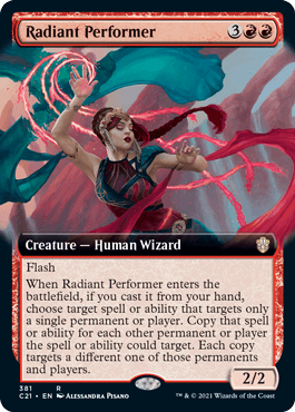[381]【EN】■拡張アート■光輝の演者/Radiant Performer【C21】[R][赤]