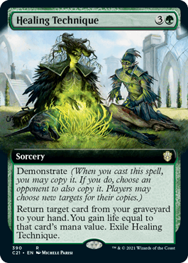 [390]【EN】■拡張アート■治癒の技/Healing Technique【C21】[R][緑]