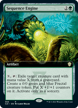 [394]【EN】■拡張アート■配列エンジン/Sequence Engine【C21】[R][緑]