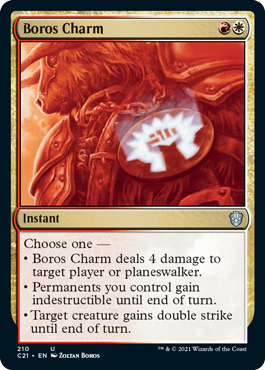 [210]【EN】ボロスの魔除け/Boros Charm【C21】[U][多色]