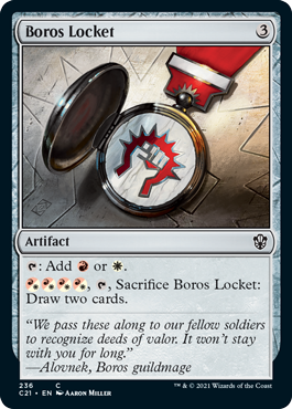[236]【EN】ボロスのロケット/Boros Locket【C21】[C][茶]